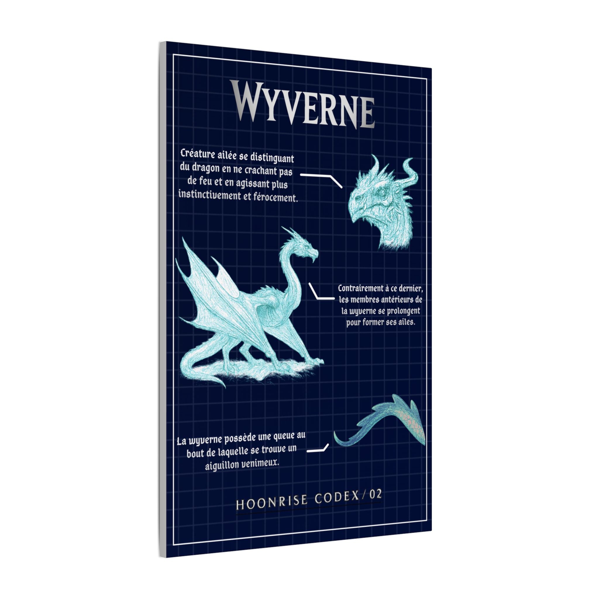 Toile Wyverne - Tableau Décoratif Fantasy - Hoonrise